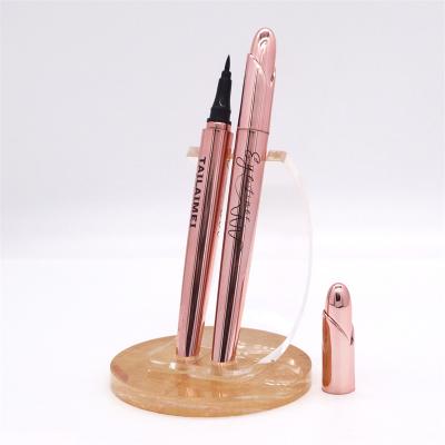 China New Design E095 TLM Waterproof Black Eyeliner 3D Eyelashes Waterproof Long Lasting Eye Liner Super Fine Tip Makeup Eyeliner Pen for sale