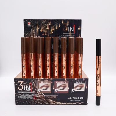 China 2021 Hot-selling female waterproof eyebrow pencil waterproof not easy to fade, natural lasting eyebrow pencil for sale