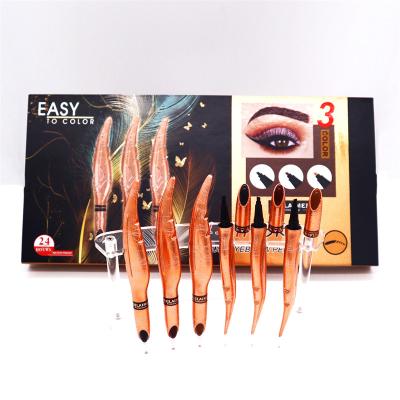 China TLM Pen Fine Quickly Dry Liquid Eyebrow Makeup Fork Eyebrow Tip Pencil Four Heads Waterproof Natural Waterproof Eyebrow Tattoo for sale