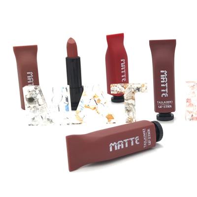 China Sunscreen Moisturizer Manufacturers Romantic Beauty Matte Moisture Lipstick Vendors Custom Made Lipstick Cosmetic for sale