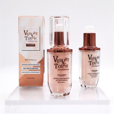 China High Quality Moisturizer Make Up Foundation Natural Flawless Private Label Full Coverage Makeup Foundation Waterproof Long Lasting Liquid for sale