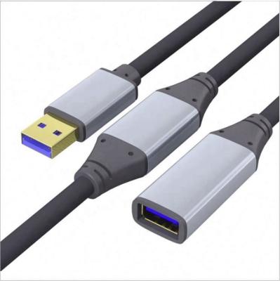 China Data Transmission Amplifier With Chip USB 3.0 Cables 5Gbps Bare Copper Type A Male To Female 3.0 USB Extension Cable Cord 10m 15m for sale