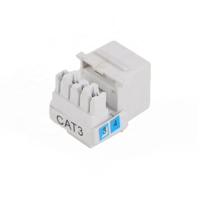 China Trapezoidal 4p4c 6p4c Female Telephone Voice Communication Cat3 RJ11 RJ12 Telecom Jack Modular Jack for sale