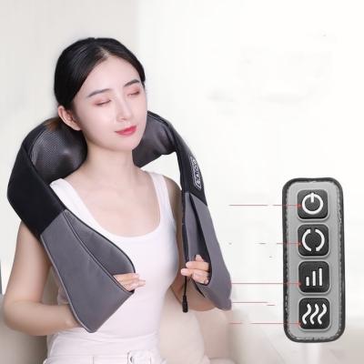 China High Quality Hot Selling Electric Kneading Neck Shiatsu Shoulder Massager Massage Shawl Pillow Neck Cervical Massager for sale