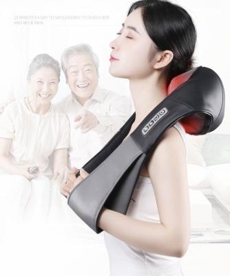 China Amazon Hot Sale Neck And Shoulder Massager Cordless Tap Shiatsu Massager Shawl for sale