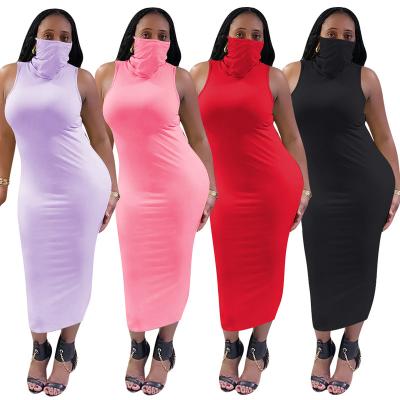 China Anti-Static In Stock Solid Maxi Dress Sexy Summer For Women for sale