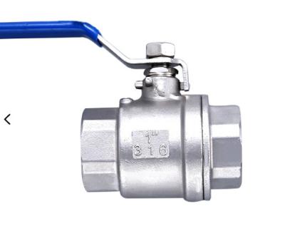 China 2 Pc Clamp Ball Valve Ss 316 Industrial Control Valves for sale