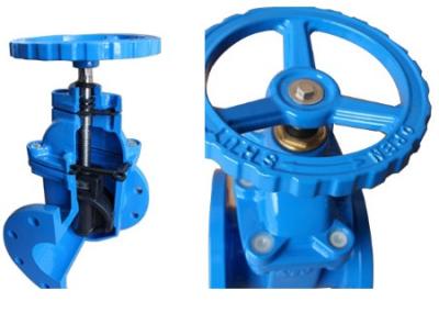 China Manual Wheel Handle PN16 Sluice Gate Valve Stainless Steel 304 316 Flange for sale