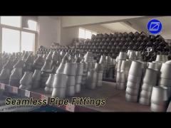 SCH40 Seamless Pipe Fittings Alloy Steel Butt Weld Equal / Reducing