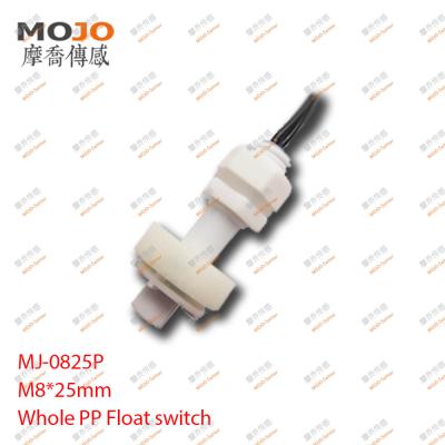 China Polypropylene Free Shipping! MJ-0825P PP Material Low Level 100V 0.5A 10W Liquid Level Switch for sale