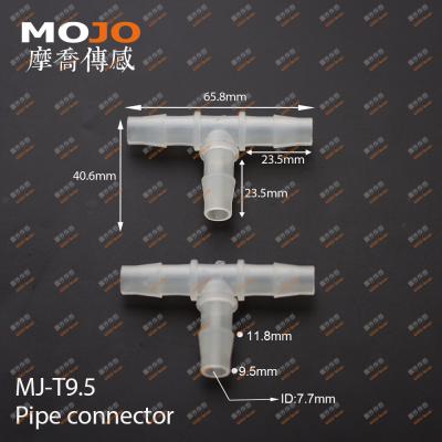 China MJ-T9.5 Water Tee Type One Barbed Type For ID 9.5mm Water Wasting Tee Coupling for sale