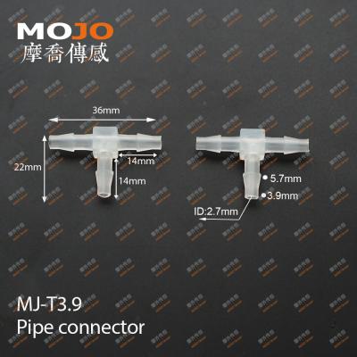 China MJ-T3.9 Water Tee Type One Barbed Type For ID 4mm Water Wasting Tee Connector for sale