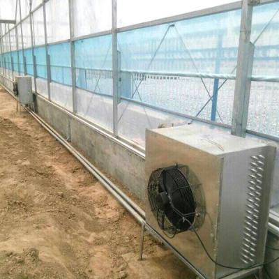 China Free Standing Heating Fan Air Heater By Water For Poultry Farming House Vegetable Greenhouse Pig House Workshop for sale