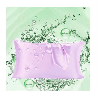 China Non-Toxic Hyaluronic Acid 22 momme Pure Silk Pillowcase 100% 6A Mulberrry Silk Pillow Case For Skin Care for sale