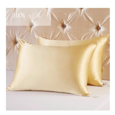 China 16m/m Non-Toxic Free Shipping Premium White Mulberry Silk Pillow Case With Zipper for sale