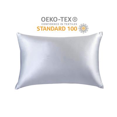 China Oeko-Tex 100 Momme Concealed 16 Zipper Closure Double Sided 6a Mulberry Silk Pillowcase for sale