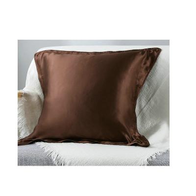 China 3CM Plain Edge Envelope Style Double Silk Face Cushion Cover for sale