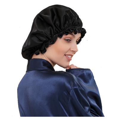 China Wholesale Picture Nature 100% Silk Hair Hood For Care Hair Sleeping Caps for sale