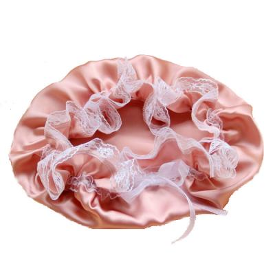 China Recyclable Women's Satin Hair Bonnet Sleep Hood Silk Hair Bonnet Sleep Hood Sleep Cap for sale