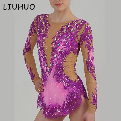 China Figure Sets Rhythmic Gymnastics Leotard Girls Youth Dancer Tights Rhythmic Gymnastics Costumes For Girls for sale