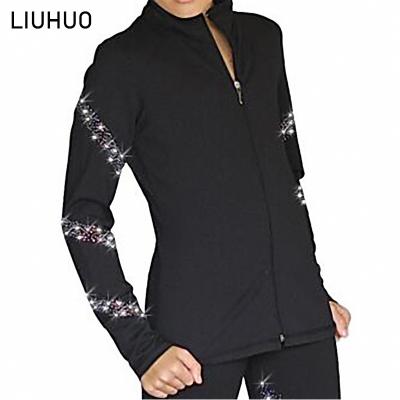 China LIUHUO Professional Women/Girls Dresses Figure Ice Skating Jackets Tops Ice Skating Training Suits for sale