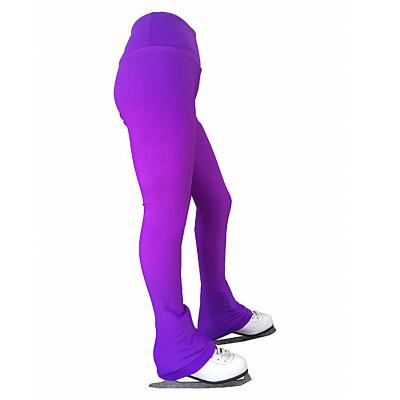 China Figure Skating Sets Pants Purple Adult Professional Ice Skating Costume Training Pants For Girls for sale