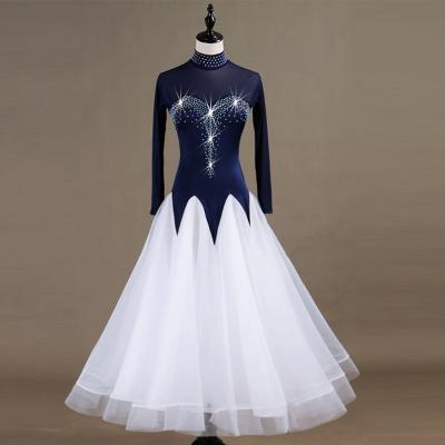 China Dresses Elegent Competition Performance Wear Flamenco Waltz Ballroom Dancing Dress for sale