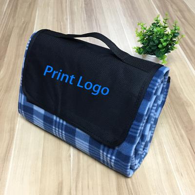 China Picnic & Printing Camping Portable Waterproof Outdoor Black Picnic Blanket for sale