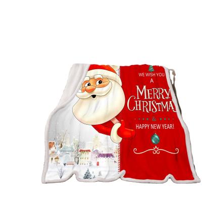 China Super Soft Customizable Printing Christmas Baby Throw Blanket for sale