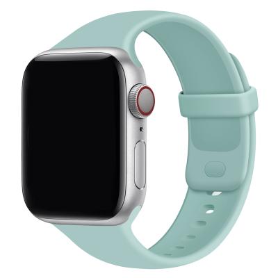 China 2021 new design silicone rubber bands smart watch band for apple watch iwatch for sale