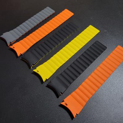 China DESSA Silicone Galaxy Watch 4 Magnetic Bands Straps Silicone for sale