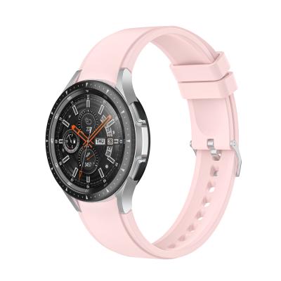 China DESSA Watch 4 Silicone Rubber Bands 20MM Watch Strap For Samsung Silicone for sale