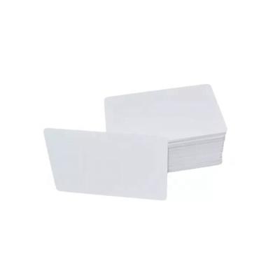 China Smart Card Access Control Rfid Key Card Waterproof/Waterproof PVC High Quality White Plastic Printable Blank Plastic Cards for sale