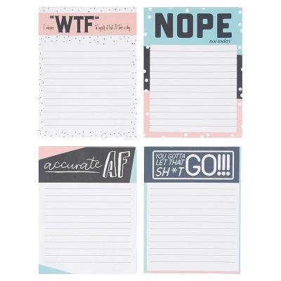 China Tear Pad Myway Mini Funny Memo Pads To Custom Cute To Do List For Work And Office Gift For Coworker Notepads 50 Sheets Per Pad for sale