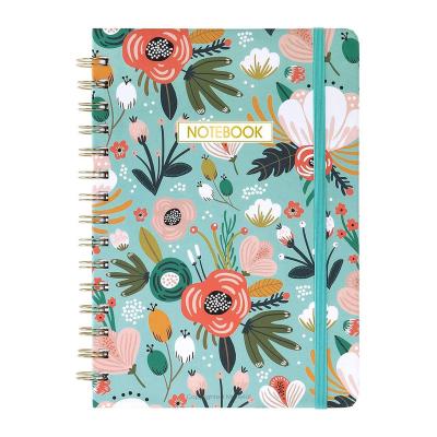 China Printed University Ordered Journal Hardcover Book Spiral Notebook Lined Journal with Premium Thick Paper Gathered with Exquisite Inner Pocket for sale