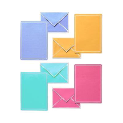 China Invitation Gift Greetings Stationery Pastel Letter Sheets and Inscription Stationary Paper with Colorful Envelopes Set for sale