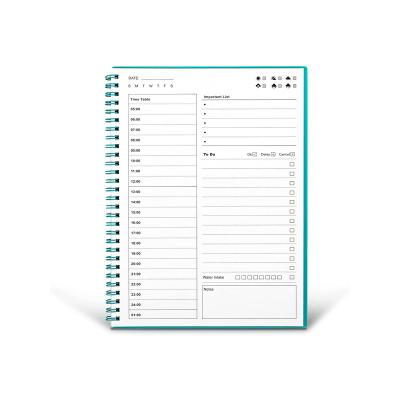 China Custom Undated Daily Planners Spiral And Day To Do List Notebooks Time Management Handbook Personal Organizer Wholesale for sale