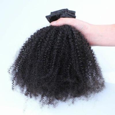 China 100% Virgin Hair Bundles 100% Virgin Hair Bundles 100% Virgin Hair Bundles Afro Natural Afro Straight Hair Clip Ins Curly Kinky Curly Hair Extensions For Black Women for sale