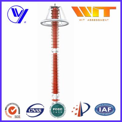 China 220KV Red Transmission Line Surge Arrester , Composite Polymer Lightning Arrestor for sale