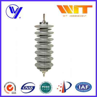 China 36KV 10KA Polymeric Housed Metal Oxide Lightning Arrester , Thunder Zinc Oxide Surge Arrestor for sale