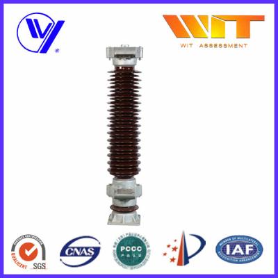 China 132KV 10KA Porcelain Substation Lightning Arrester with Extended Creepage for sale