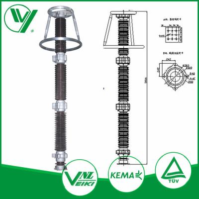 Chine Classe à haute tension extérieure A d'intercepteur de montée subite d'oxyde du métal 444KV sans lacunes à vendre