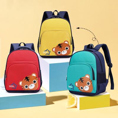 Cina Other Cheapest Customized 3-6 Years Old Kid Cartoon Printing Backpack Small Cute Tiger School Backpack Bag in vendita