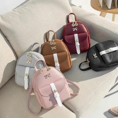 중국 Hot Selling Pure Color Fashion Waterproof Bags Women Handbags Ladies Shoulder Messenger Bags Small Square Mini Backpack For Girls Student Bag 판매용