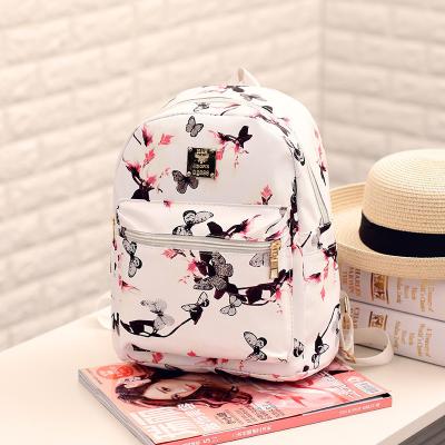 China 2021 waterproof new Korean PU leather backpack daffodil wind college bag girl trend hot-selling version hot-selling direct sale for sale