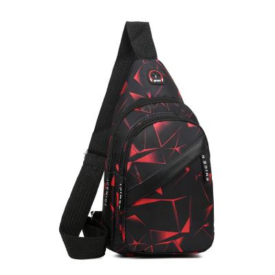 中国 Multifunctional Hot Sale Chest Bag Fashion Outdoor Sports One-Shoulder Chest Bag Printed Custom Messenger Bag 販売のため