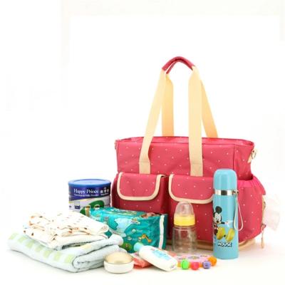 Cina Water Resistant Large Capacity Mother Diaper Tote Bag Baby Bags Mom For Mommy in vendita