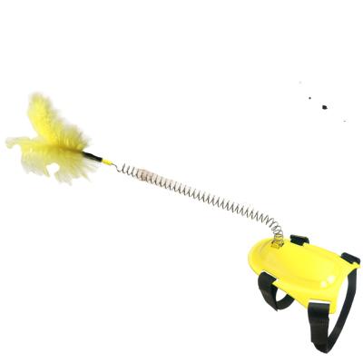 China Funny Attractive Feather Cat Teaser Interactive New Release Viable Pet Toy for sale