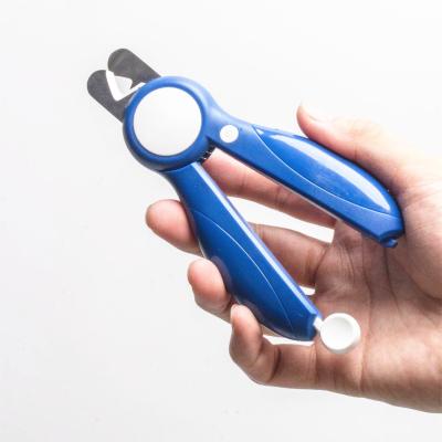 China Viable Pet Nail Clippers with LED Light for Dogs Cats Electric Nail and Claw Trimmer with Free Nail File for sale