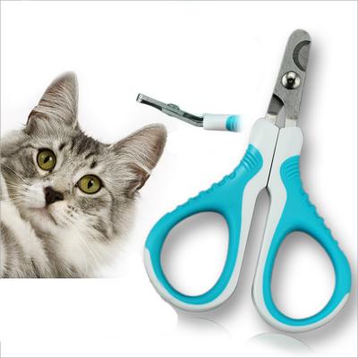 China Viable Safe Sharp Angled Cat Claw Clippers Cat Nail Scissors Pet Nail Trimmer Blade Cat Nail Clippers and Trimmer for sale